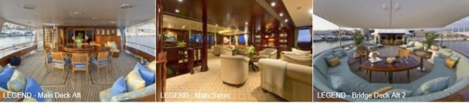 Motor yacht LEGEND available for charter during the 2012 London Olympic Games
