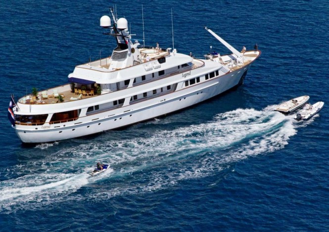 Motor yacht LEGEND available to charter for the London 2012 Olympic Games