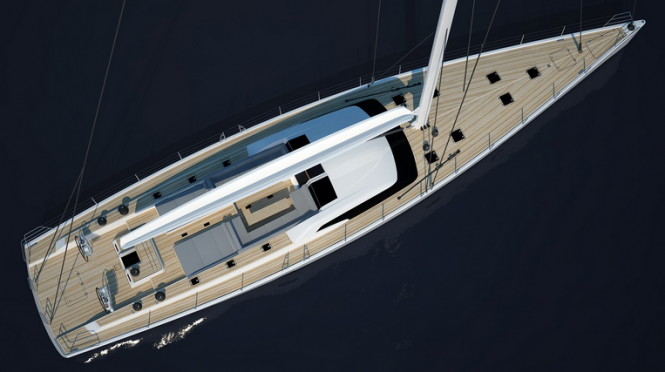 Nauta Design and Farr Yacht Design sailing Yacht SW 102 DS by Southern Wind - under construction