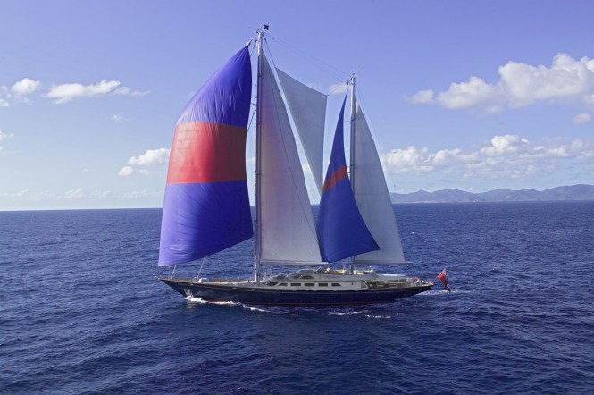Perini Navi Sailing Yacht ANDROMEDA LA DEA - Courtesy of Fred Summer