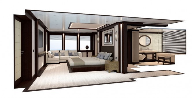 RMK 4500 superyacht offering highly-comfortable accommodation