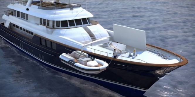 Ron Holland 45m luxury motor yacht RMK 4500