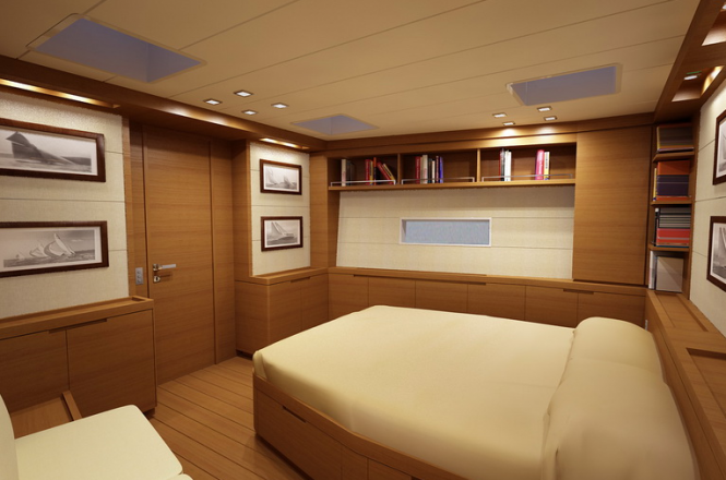 Sailing Yacht SW 102 DS by Southern Wind - Owner Cabin