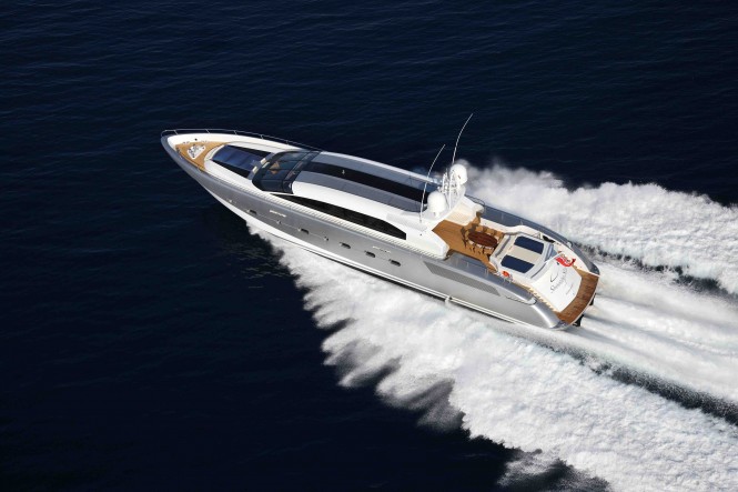 Shooting Star Yacht from above - by Danish Yachts