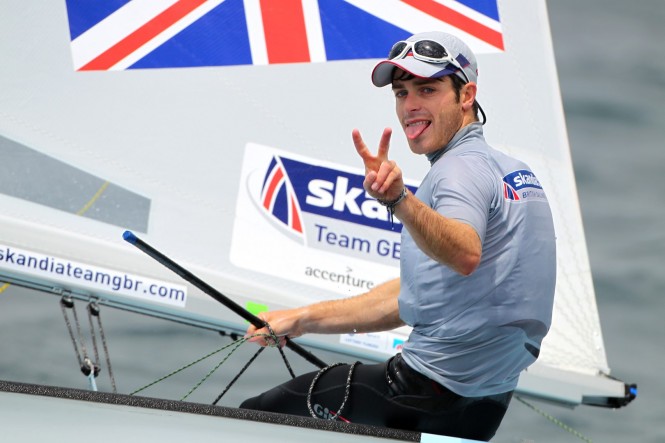 Luke Patience - Silver Winner of the Perth 2011 ISAF Sailing World Championships - Credit Richard Langdon/Skandia Team GB