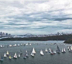 The first day of the Rolex Sydney Hobart Yacht Race