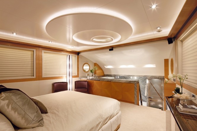 Stunning interior design of the luxury yacht MUSES Stunning interior design of the luxury yacht MUSES