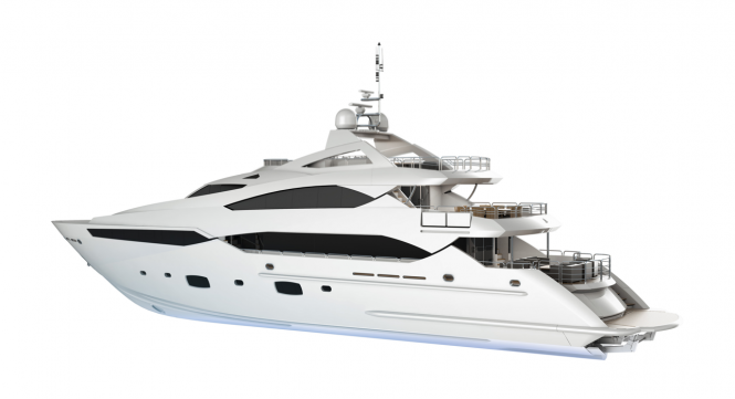Sunseeker 40 metre yacht