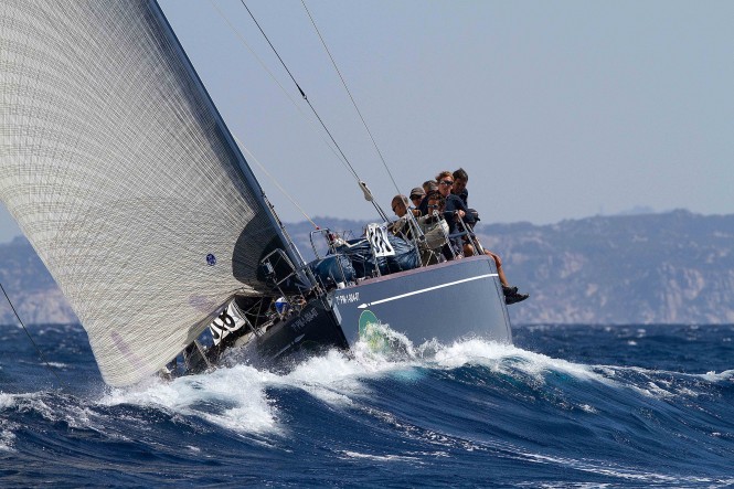Swan 56 sailing yacht Clem, was the first Swan yacht to cross the ARC 2011 finish line - Photo Credit Kurt Arrigo