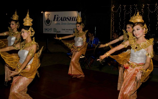 Thai dancing on the final evening of the 2011 Asia Superyacht Rendezvous