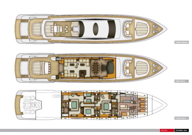 The Leopard 43m Yacht Interior Layout The Leopard 43m Yacht Interior Layout