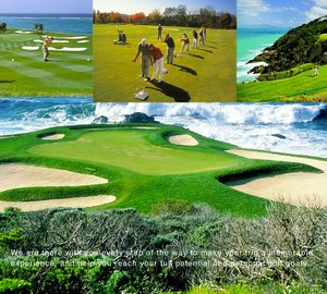 USA Luxury Golf Yacht Charter Vacations on Motor Yacht Stargazer