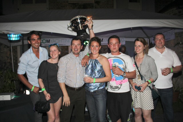 Yacht Teleost winner of the Nelson's Dockyard Marina Yacht Party Award at the Antigua Yacht Charter Show