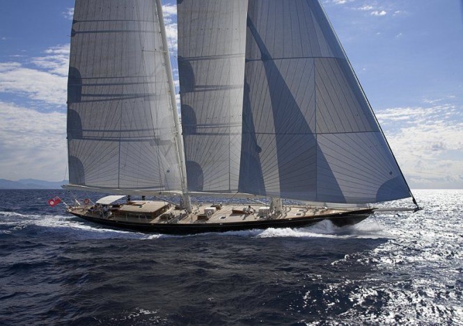 141´ luxury charter yacht This Is Us - Under Sail