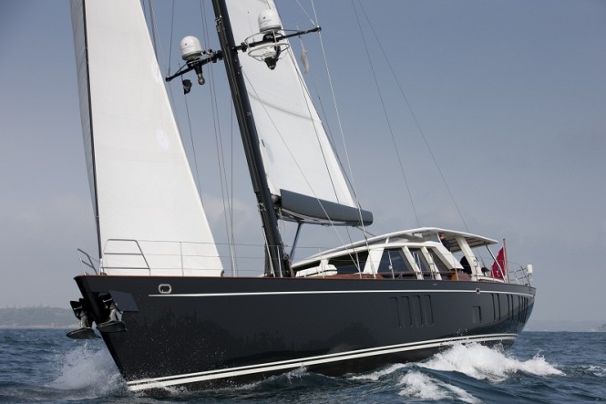 32m sailing yacht AKALAM by Pendennis