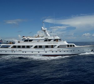 Refitted 151' Charter Yacht Golden Compass debut at the 2012 Dubai Boat Show