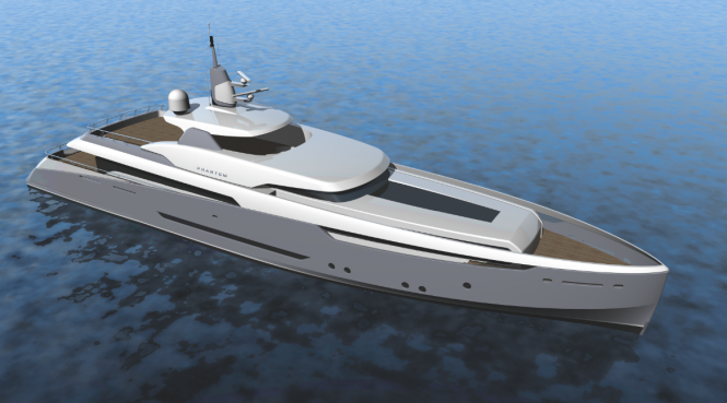 55m Pendennis motor yacht Phantom designed by Reymond Langton Design