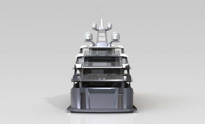 72m Super Yacht P1070 by Mulder Design