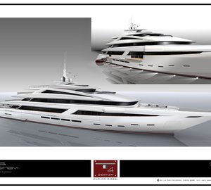 T4 Design by Enrico Gobbi 75m Motor Yacht Concept for Rossi Navi