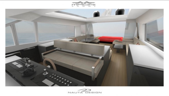 75´ Maori Yacht Interior