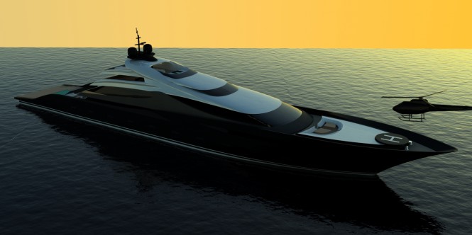 80m motor yacht Antigone by Pama Architetti Design