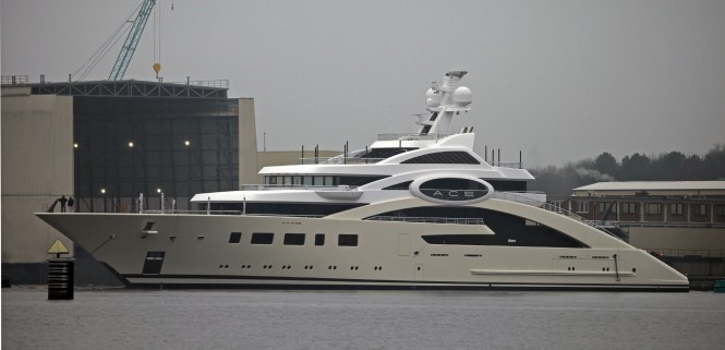 87m ACE superyacht by Lurssen photographed by Carl Groll - Image courtesy of Lurssen Yachts