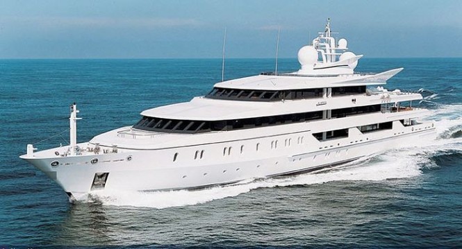 95m luxury charter yacht Indian Empress by Oceanco
