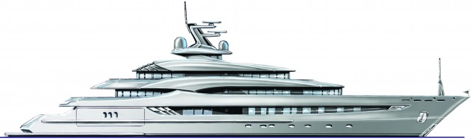 Andrew Moore designed motor yacht  SHE
