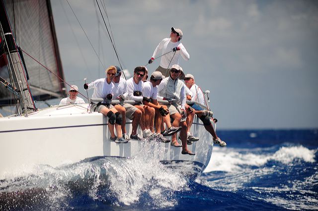 Antelope enjoying fantastic racing conditions went on to win Racing A in the 2011 BVI Spring Regatta & Sailing Festival.