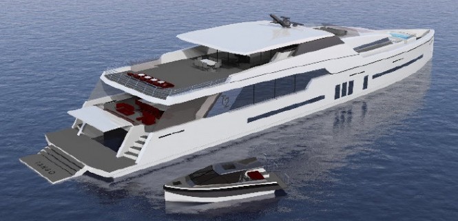 C.Way Pty 47m Super Yacht and 8m Yacht Tender