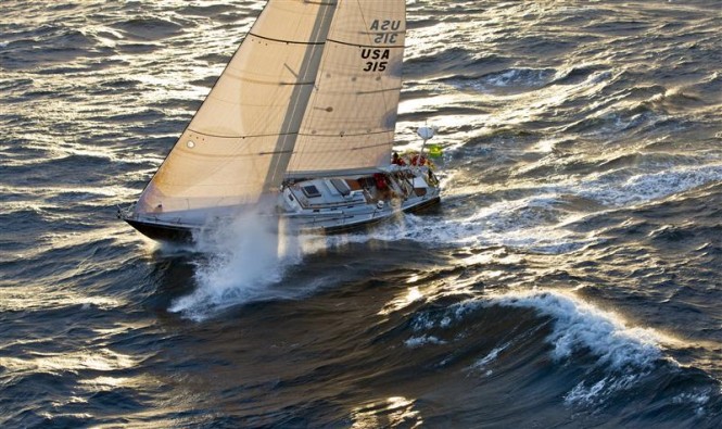 Rives Potts´ sailing yacht CARINA Photo: ROLEX/D. Forster
