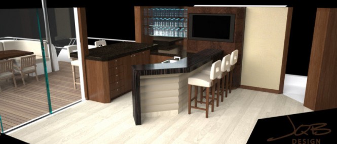 Crescent 144 Superyacht - Bar