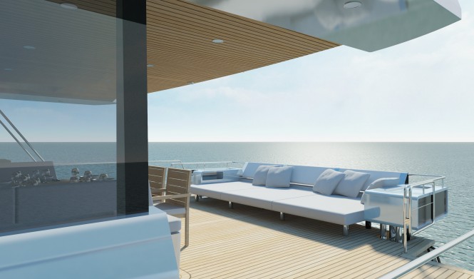 Full relax on board the luxury yacht WallyAce