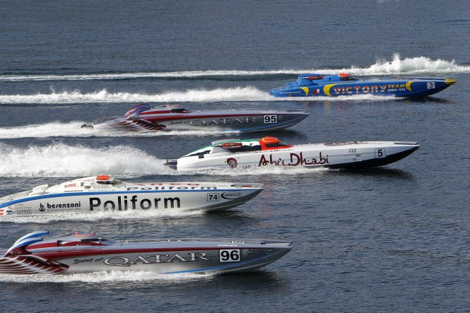 Let Class 1 GP action commence on Lake Como in Italy