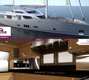 Lift Emotion BV delivered a special dumbwaiter for the 35.30m sailing yacht Conrad 115