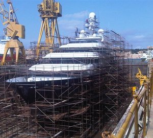 Refit and Paint Job by Melita Marine Group on Lurssen 70m Charter Yacht Martha Ann