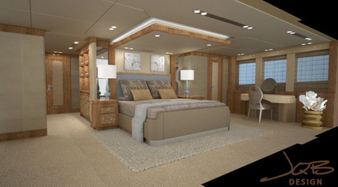 Luxurious Interior on board Luxury Yacht Crescent 144