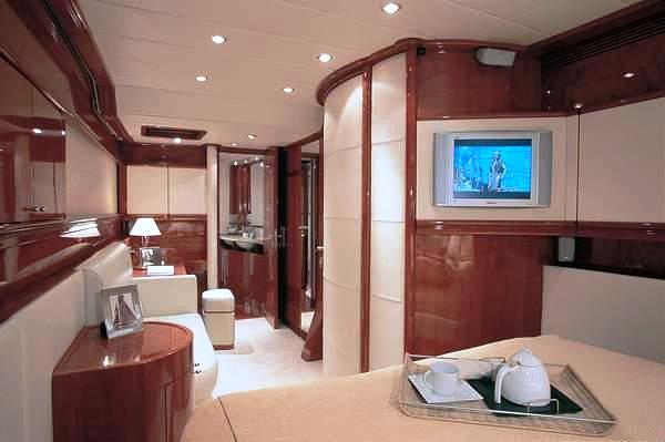Luxurious interior of the charter yacht Maita'i by Sunreef Yachts