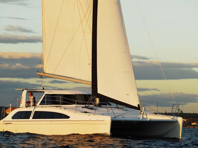 Luxury catamaran yacht Seawind 1160