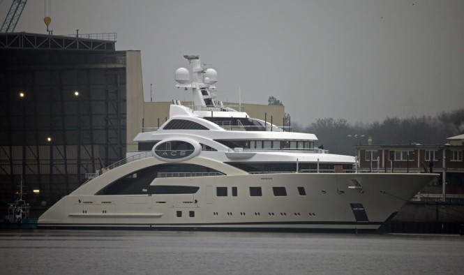 Luxury motor yacht ACE photographed by Carl Groll - Image courtesy of Lurssen Yachts