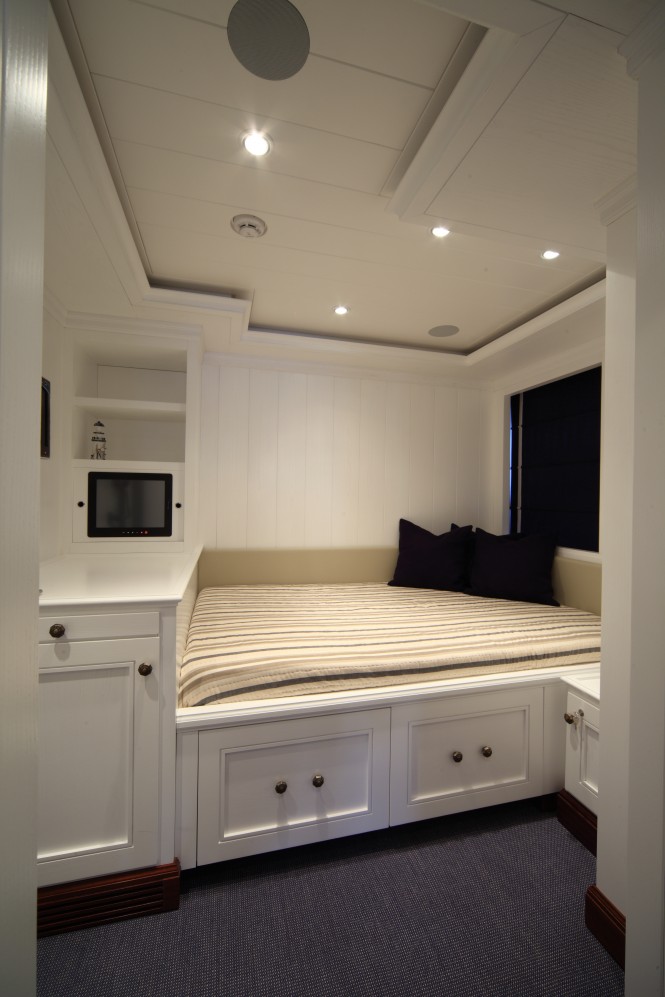 Luxury yacht Lady Trudy - Captain´s Cabin