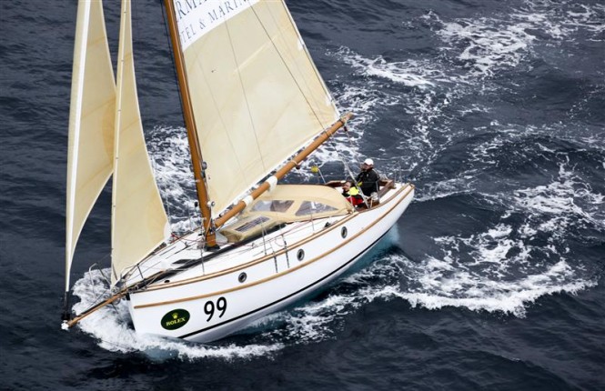 Sean Langman´s Maluka of Kermandie yacht Photo: ROLEX/D. Forster