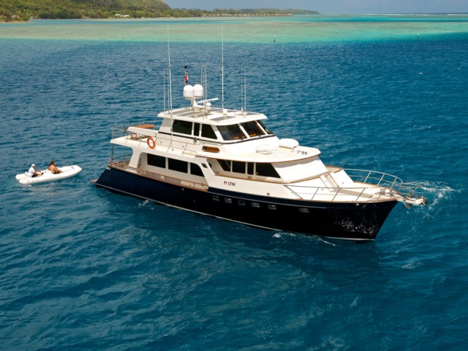 MISS KULANI charter yacht in Tahiti - Photo by Tim McKenna Photography©