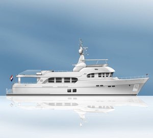 Works on the Moonen 100’ explorer yacht YN195 in progress