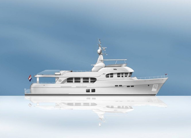 MOONEN 100' Explorer yacht YN195 designed by Vripack - Image courtesy of Vripack