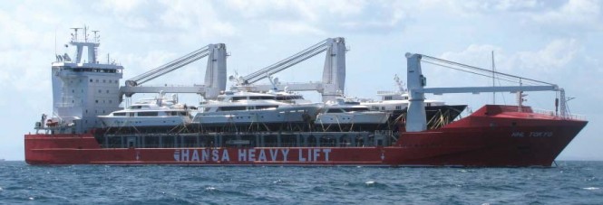 MV HHL Tokyo at sail