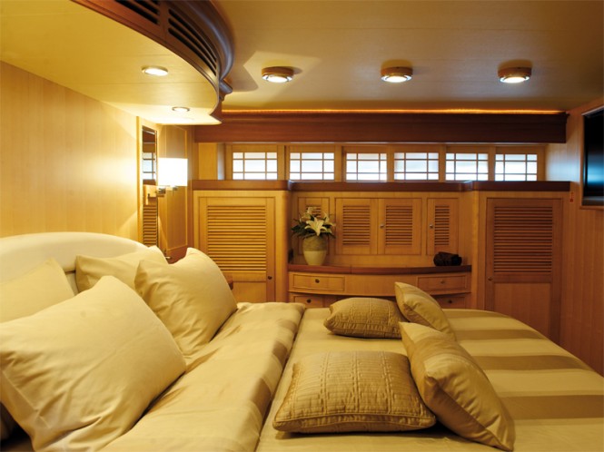 Miss Kulani motor yacht double stateroom - Photo by Tim McKenna Photography©