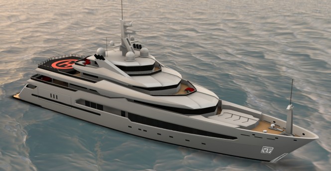 Moore Yacht Design created 73m superyacht based on the Pegaso platform