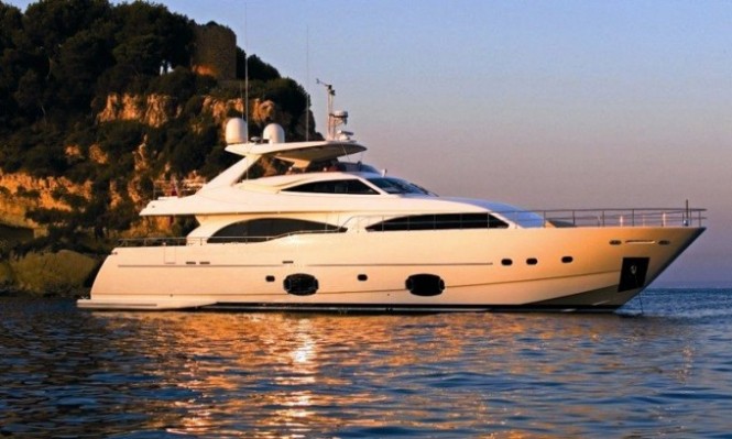 Motor yacht LADY CHATTERLEY - a beautiful Ferretti Custom Line charter yacht