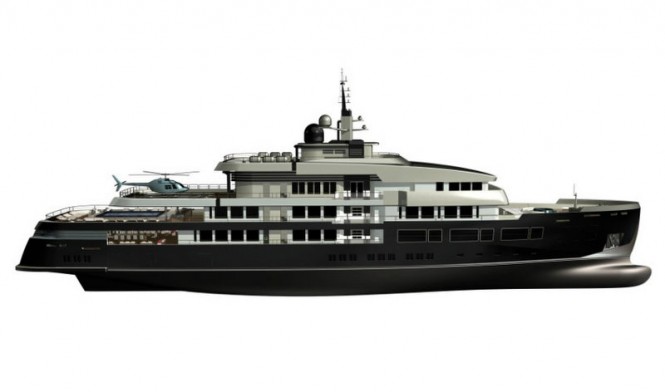 New 75m Motor Yacht NPe75 designed by Gian Paolo Nari